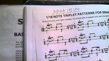 16th note triplets between hi hat 8ths