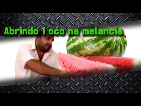 Rajada - Abrindo 1 oco nas melancias