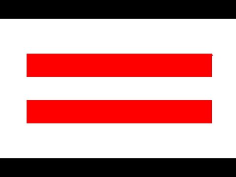 Austria, Draw Flag of Austria using Python Turtle Graphics