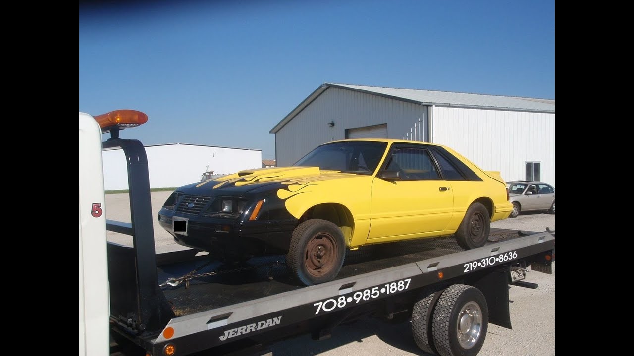 19831986 Ford Mustang Fiberglass Hood Cowl Induction Ram Air Foxbody