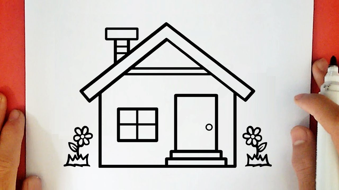 COMO DESENHAR UMA CASINHA - YouTube