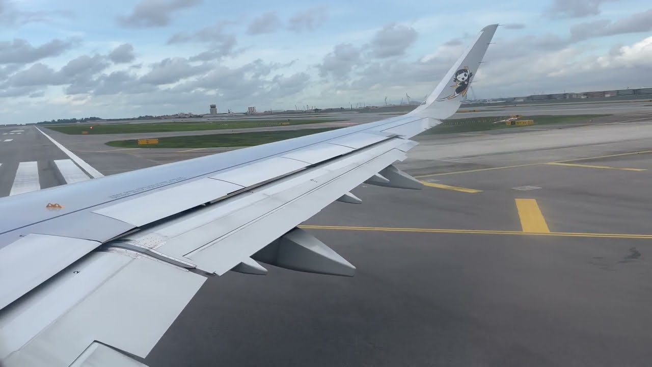 Scoot Airbus A321neo [9V-NCF] take-off from Singapore Changi Airport [SIN/WSSS]