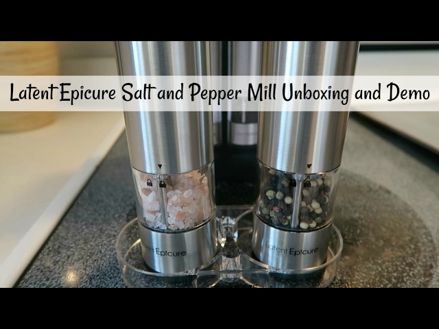 Gravity Electric Salt and Pepper Grinders – Flafster Kitchen