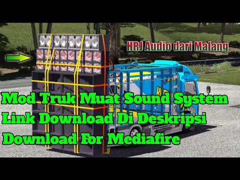 Review Mod Truk  Canter  Muat Sound  System  BUSSIDBO YouTube