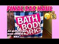 MY FINAL BATH AND BODY WORKS SUMMER SAS HAUL | IT WAS FUN WHILE IT LASTED