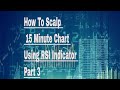 How To Scalp On 15 Minute Chart Using RSI Indicator Part 3