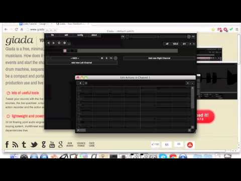 Giada tutorial #6 - MIDI, Action editor and VST plugins