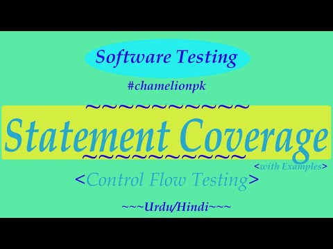 Lecture#21: Statement Coverage {Control Flow Testing} (Whitebox Technique) with Examples