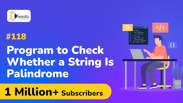 Program to Check wether a String is Palindrome Without string library functions  - C Programming