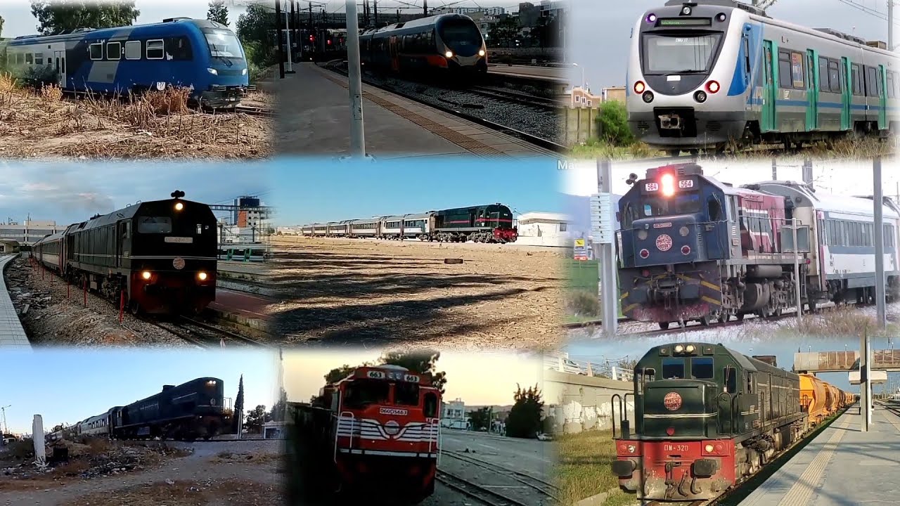 🚆TRAINS TUNISIE 3🇹🇳قطارات تونس🚆