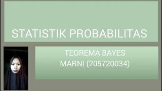 Teorema Bayes (Statistik dan Probabilitas)