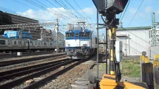 EF64　JR更新色　単機　通過