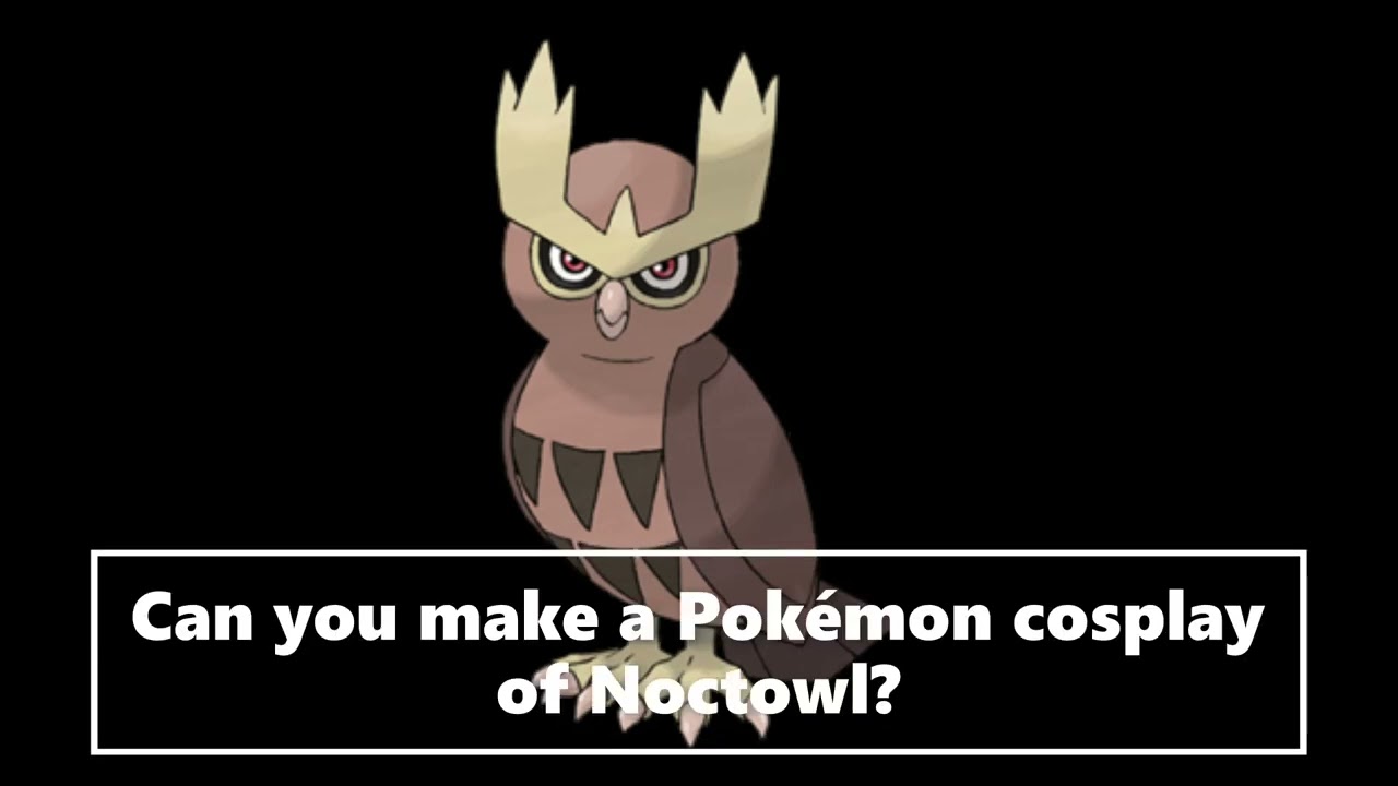 An Idea To Make Pokémon Cosplay In 2024 Noctowl (Draw A Concept) 