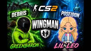 CS2 Wingman #2 | From Total Domination to Complete Disaster! (Debris & Poseidon)