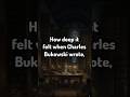 Freedom or loneliness? by Charles Bukowski