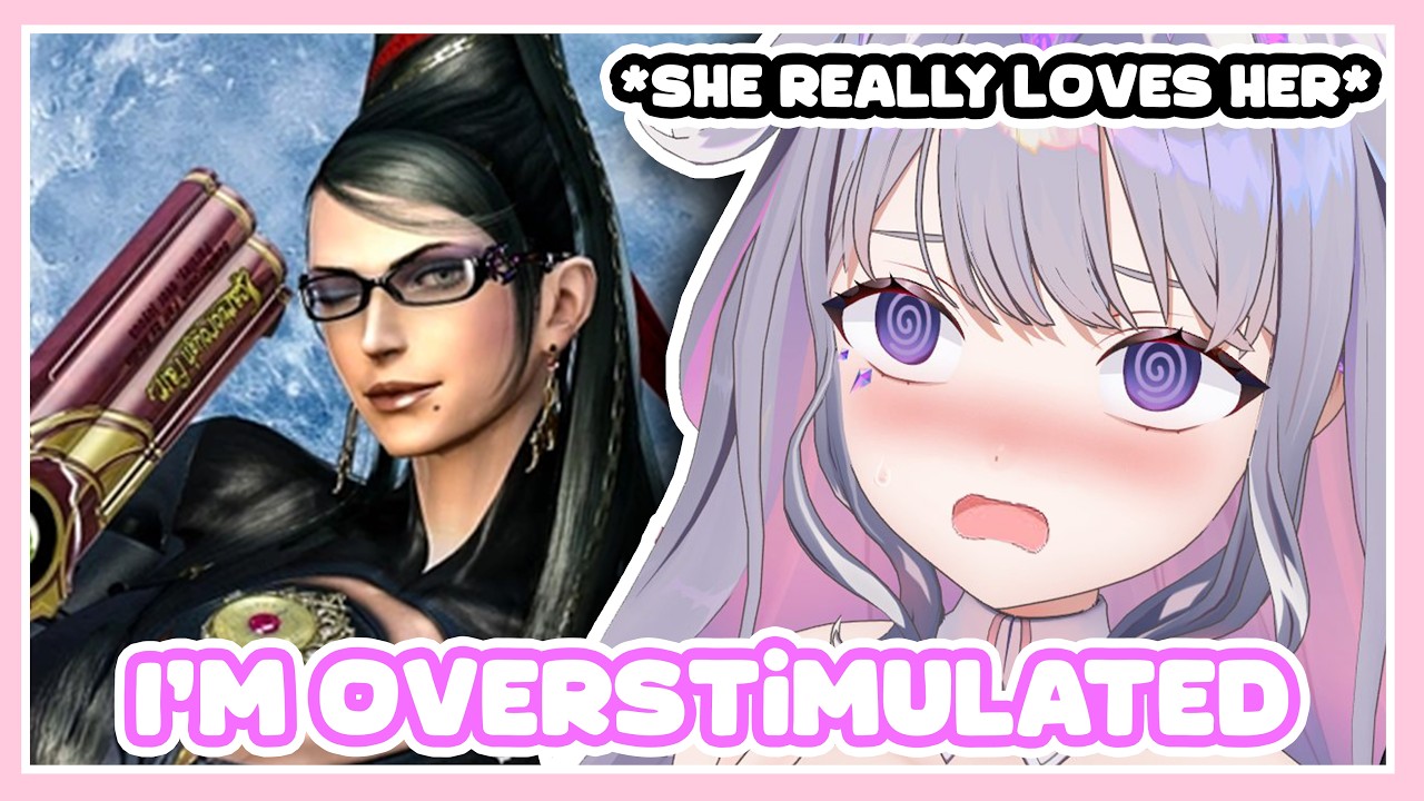 Бибу перевозбудилась после просмотра первой кат-сцены с Байонеттой...【Koseki Bijou / HoloEN】