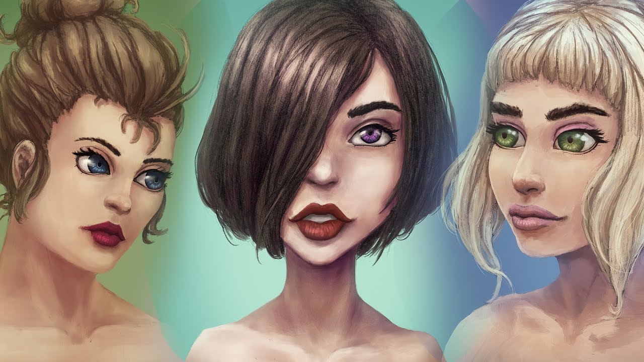 Female Portraits Speedpaint