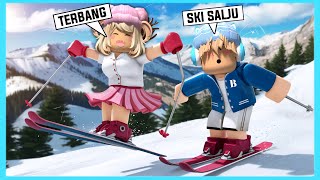 My Sister And I Go Snow Skiing And Become Champions In Roblox Brookhaven ft @Shasyaalala