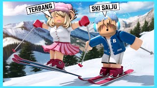 Aku Dan Adiku Bermain Ski Salju Dan Menjadi Juara Di Roblox Brookhaven ft @Shasyaalala