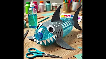 Animales Acuáticos Hechos Con Material Reciclable 