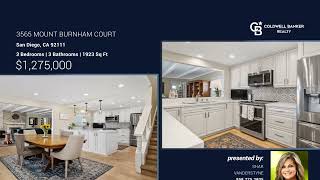 3565 Mount Burnham Ct San Diego, CA 92111