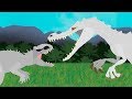 Dinosaurs cartoons battles indominus rex vs rudy  dinomania