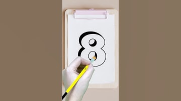 How to Draw 3D Number 8: Easy Step-by-Step Tutorial