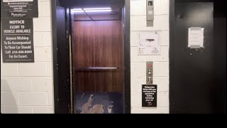 Dilapidated Dover Hydraulic Elevators at the 733 Chestnut St Parking Garage in Philadelphia, PA
