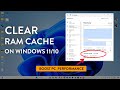 How To Clear RAM Cache Windows 11/10 | Does it Boost PC Performance?