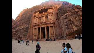 We went to ancient Petra Jordan to see the glory days of its caves dwellings and renown Temple