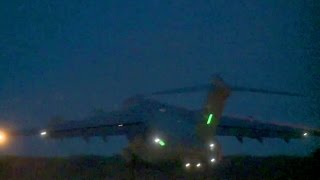 C-17 Night Takeoff