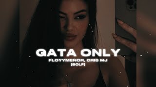 FloyyMenor, Cris MJ - Gata Only Slowed+Reverb [BOLF]
