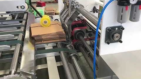 HRB-2600 Siemens Electric Fully Automatic Folder Gluer Machine With Auto Strapping Machine.