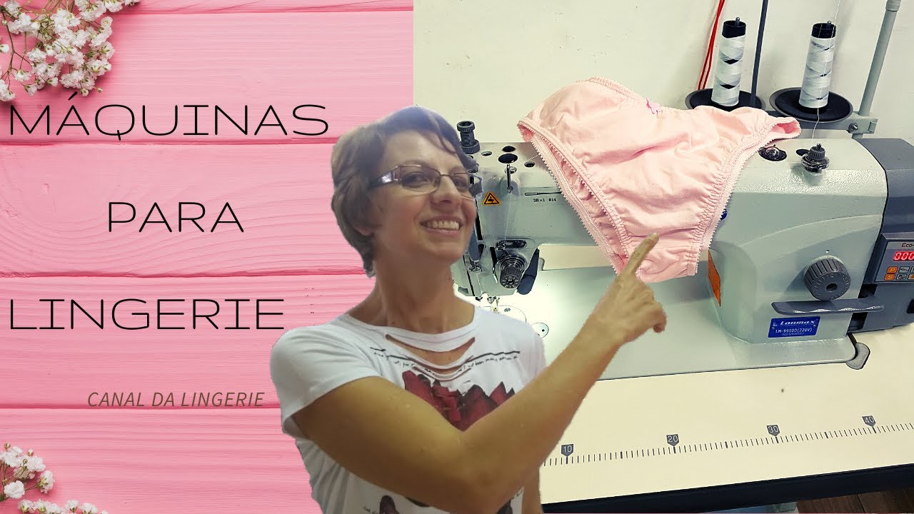 MÁQUINAS QUE EU USO  PARA COSTURAR  LINGERIE.(principais máquinas para começar a costurar lingerie)