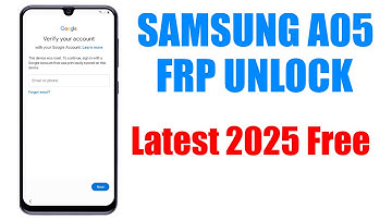 Samsung A05 FRP Bypass 2025, A055F Google Account Remove android 14