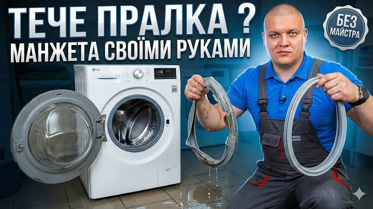 Ремонт пралки LG: манжета ⚙️