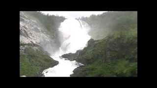 Норвегия, водопад Кйосфоссен - Norway waterfall Kyosfossen - Norge foss Kyosfossen