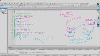 2. Pointers- Pass pointer to a function
