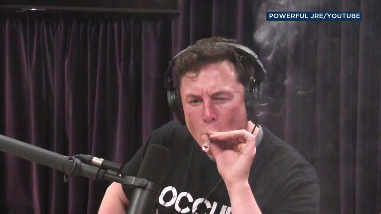 If Tesla goes up in smoke, it won't be because Elon Musk hit a blunt