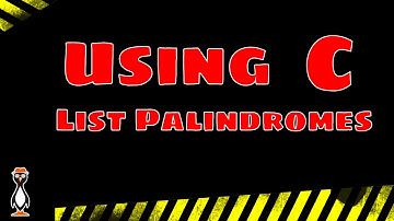 Create a C Program to List Palindromes from a Dictionary File