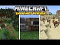 YENİ KÖYLÜ GÖRÜNÜMLERİ, VARİL, DUMAN ve YÜKSEK FIRIN İŞLEVİ ! | Minecraft 1.14 Snapshot 18w50a