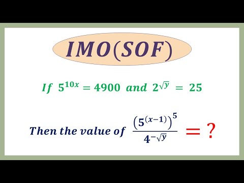 #What is the Value of Expression? #IMO(SOF) Exam #Olympiad Exam Question #Exponents and Powers