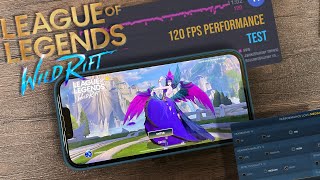 INSANE RESULTS! | iPhone 13 Pro Max: League of Legends Wild Rift 120 FPS Gaming Test