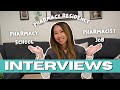 Pharmacy interviews tips  advice  pharmacy school pharmacy residency pharmacist job interviews