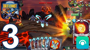 Skylanders Battlecast - Gameplay Walkthrough Part 3 - Fire Realm: Missions 4-5 (iOS, Android)