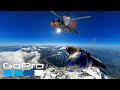 Gopro vr worlds longest proximity wingsuit flight  mont blanc france