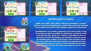 Candy Crush SODA Saga Level 2062, 2063, 2064, 2065 - All Sprinkleshell Territories   |   TIPS Below
