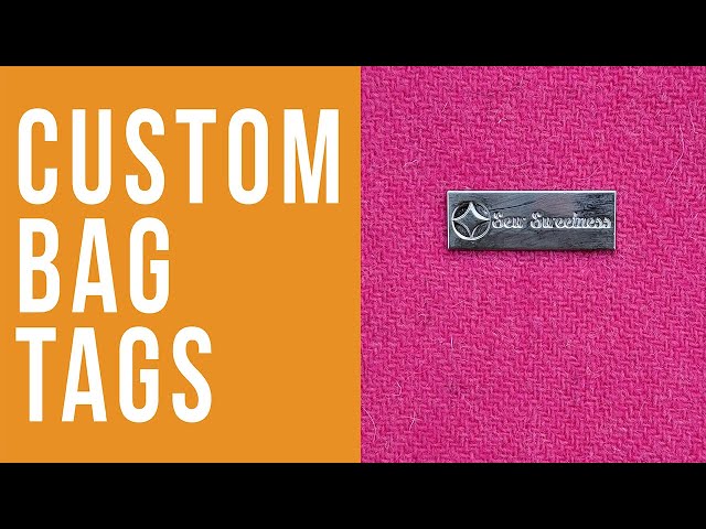 How To Make Your Own Name Tags And Name Plates! Perfect For Bags, Clothes,  Hats And Etc!! 