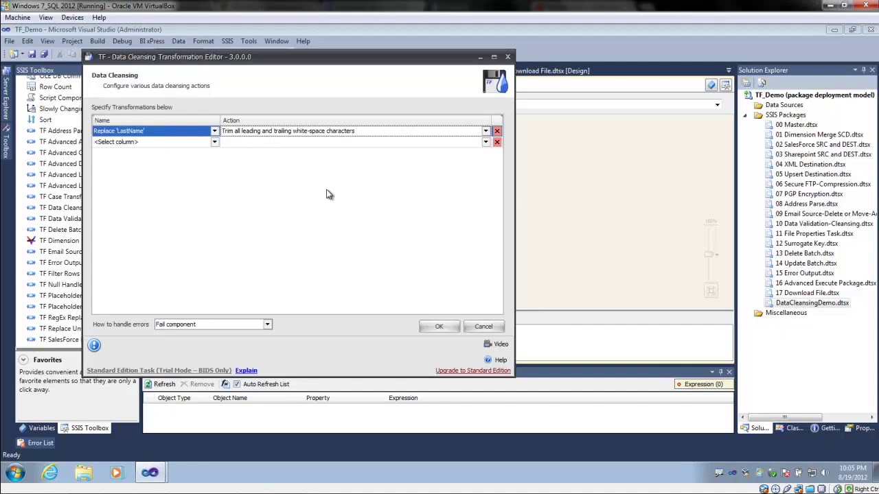 Task Factory Data Cleansing Transform | SentryOne