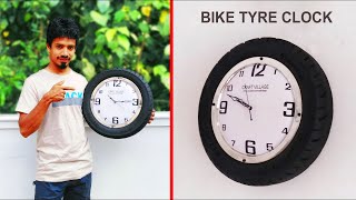 Amazing idea to Make a Wall Hanging Clock Using Bike Tyre | DIY Clock by Craft Village 860 views 3 weeks ago 6 minutes, 32 seconds